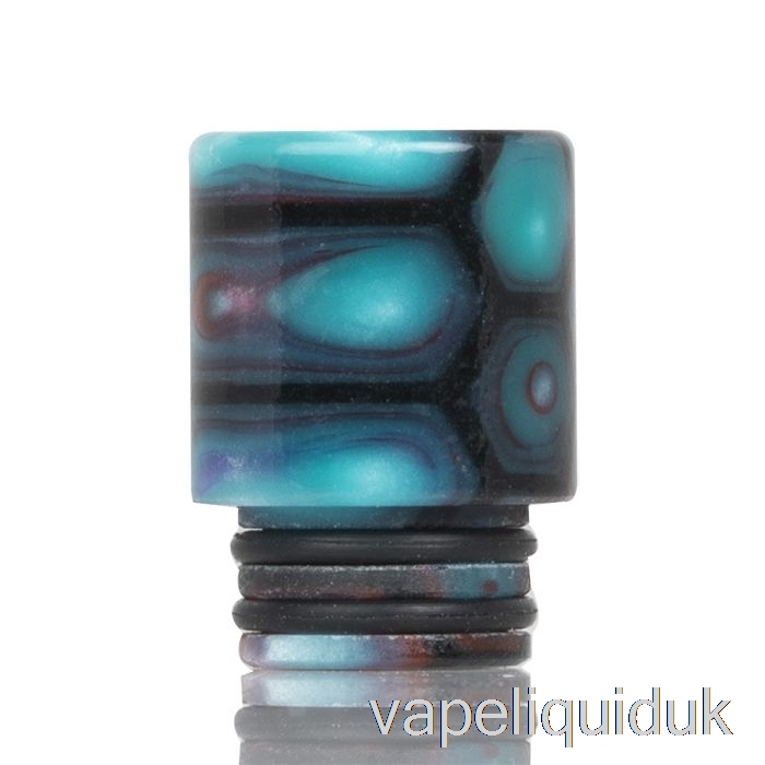 510 TALL Snakeskin Resin Drip Tip Blue Vape Juice